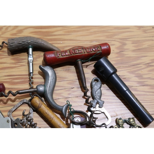 745 - Assortment of corkscrews and bottle openers