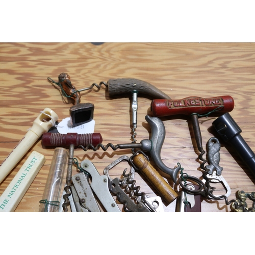 745 - Assortment of corkscrews and bottle openers