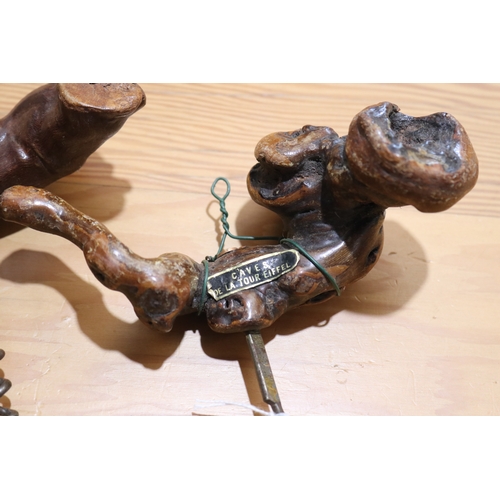 752 - Two grape vine cork screws (2)