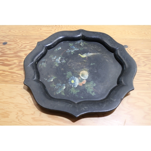 794 - Antique papier mache tray