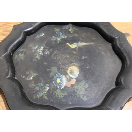 794 - Antique papier mache tray