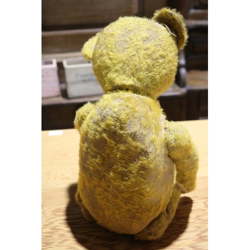 775 - Vintage jointed teddy bear with a hump