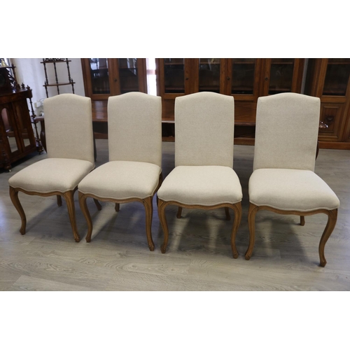 100 - Set of eight French style upholstered dining chairs (8)