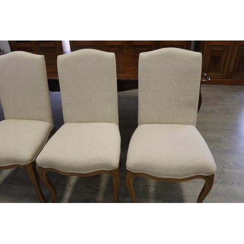 100 - Set of eight French style upholstered dining chairs (8)