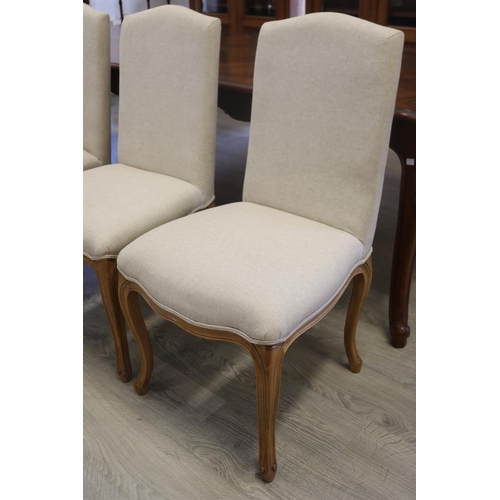 100 - Set of eight French style upholstered dining chairs (8)