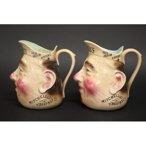 152 - Pair of Mitchell's Old Irish Whisky jugs, approx 16cm H (2)