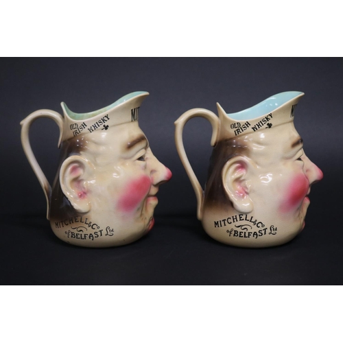 152 - Pair of Mitchell's Old Irish Whisky jugs, approx 16cm H (2)