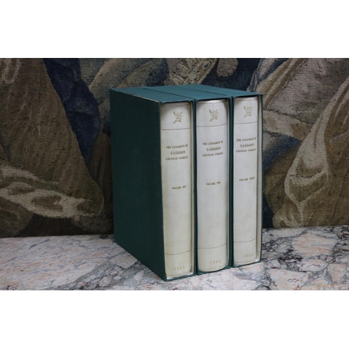 349 - Rare Books - The Catalogue Sassoon Chinese Ivories, in three volumes, Edition 38/250,  Compiled by S... 