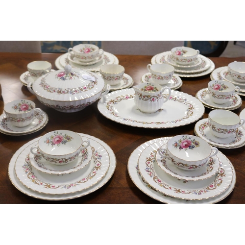 104 - Royal Worcester Bournemouth part dinner service for six to include entree and dinner plates, soup bo... 