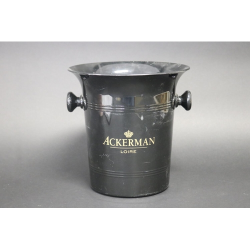 87 - French Ackerman Loire plastic champagne bucket, approx 21cm H x 21cm Dia
