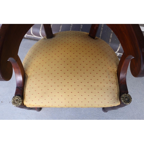 106 - Antique French Empire armchair