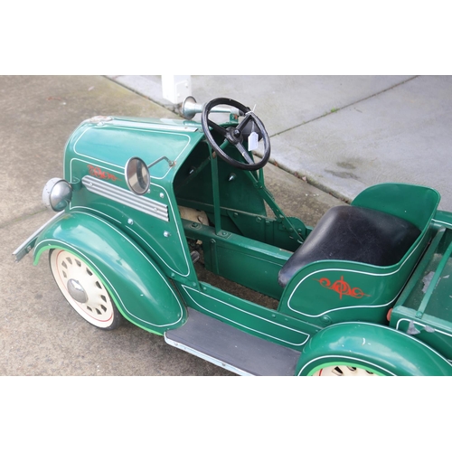 388 - Rare example of a 1930's pre war - Cyclops pedal truck, with tipping back, pull hand brake, peddle c... 