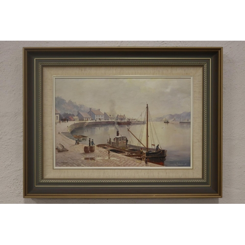 436 - Ian Hansen (1948-.) Australia, Morning Departure, oil on board, signed lower right, 29 cm x 44 cm