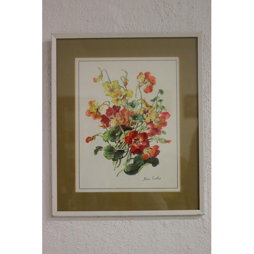 438 - Bon Coles, watercolour, still life, signed lower right, approx 26 cm x 20 cm