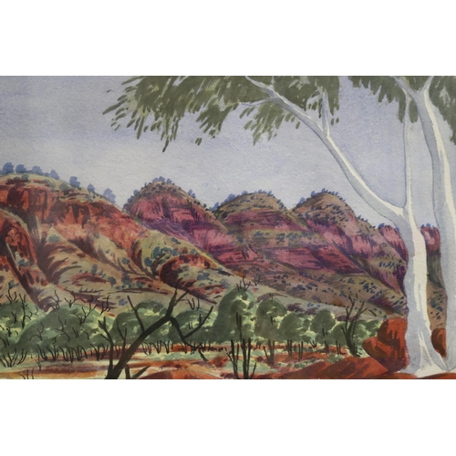 368 - Benjamin Landara (1921-85) Australia (Aboriginal) watercolour, signed lower right, approx 18.5cm x 2... 