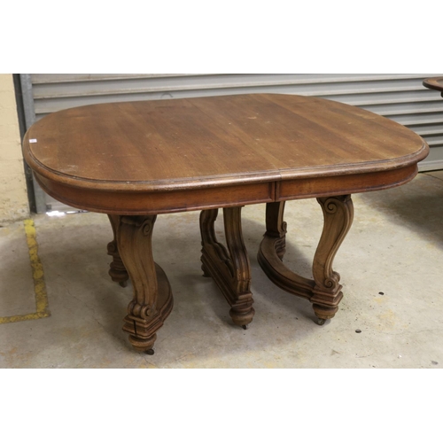 463 - Antique French Henri II table, approx 71cm H x 132cm W x 114cm D