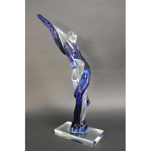 449 - Murano glass sculpture, approx 68cm H