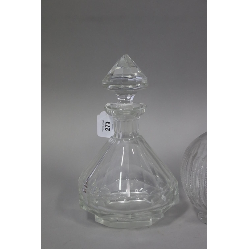 31 - Assortment of decanters in various conditions, approx 32cm H and shorter. Provenance: Directly from ... 