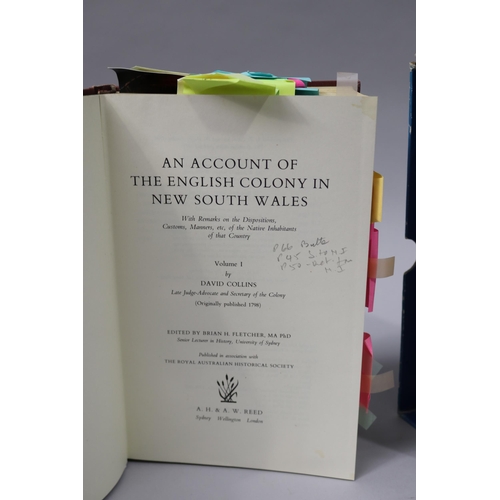 122 - An account of English Colony in New South Wales Volume I and II, in sleeve, by David Collins, printe... 