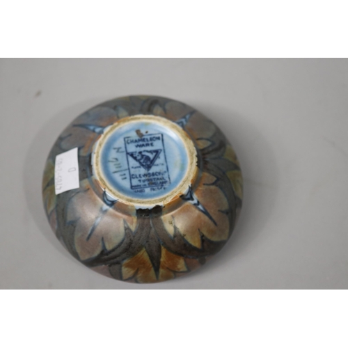 123 - Clews Ware Chameleon Ware bowl, approx 12cm Dia