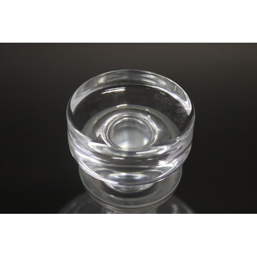157 - Krosno crystal decanter, approx 27cm H