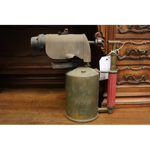 199 - Large old Primus blow torch, approx 28cm H