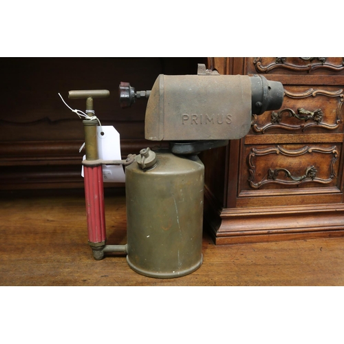 199 - Large old Primus blow torch, approx 28cm H