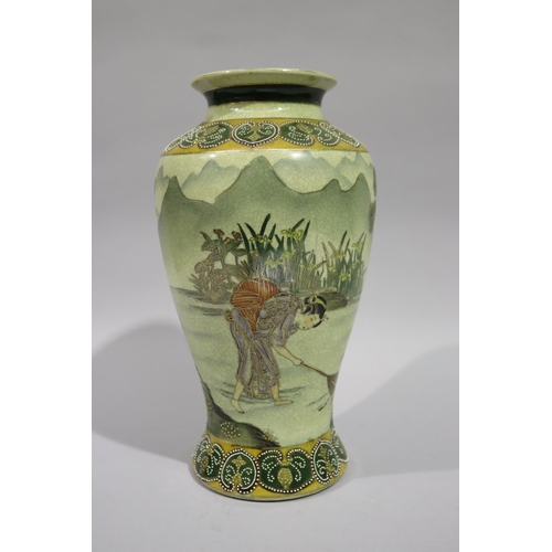 155 - Large Kaga vase, approx 35cm H x 19cm Dia