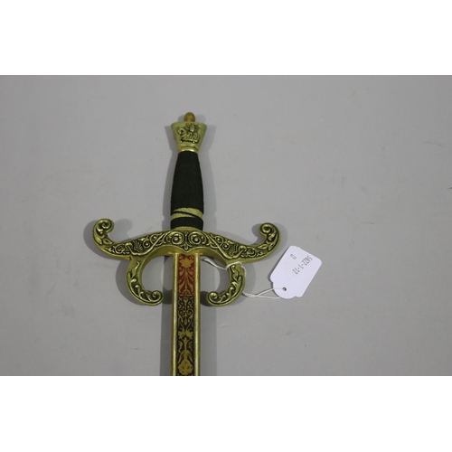 162 - Decorative sword, approx 93cm L
