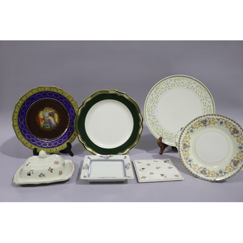 172 - Assortment of antique and vintage plates etc to include Limoges and Spode, Providence The Hordern Fa... 