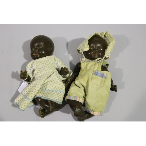 183 - Two vintage baby dolls, approx 30cm H each