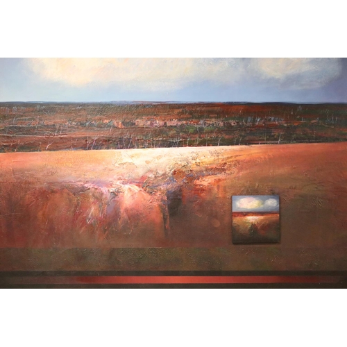 541 - Mel Brigg (1950-.) Australia, oil on canvas, approx 122cm x 152cm