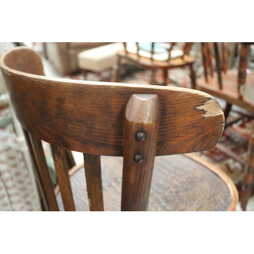 588 - Antique bentwood chair, approx 80cm H x 44cm W