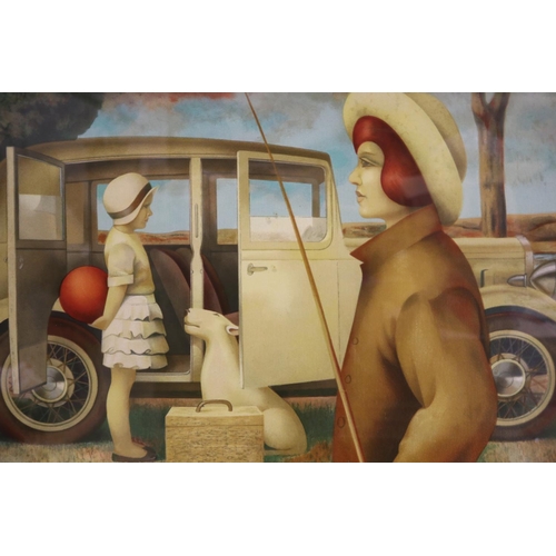 550 - Fabio Hurtado, edition 101/385, Travels with my Aunt, signed lower right, approx 40cm x 67cm