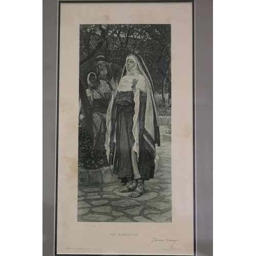 589 - The Magnificat print, by Simpson Low Marston & Co ltd printed by Lemercier Paris Signed James Tissot... 