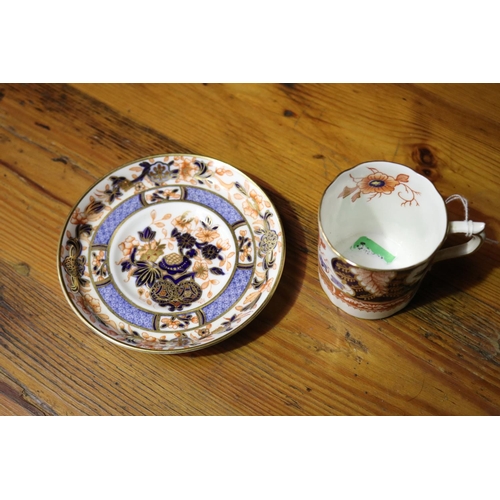 10 - Royal Crown Derby demi tasse, cup approx 6cm H & saucer approx 11cm dia