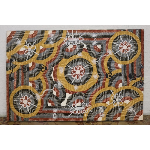 685 - Brenda Lynch Nungari, Australian Aboriginal, oil on canvas, 61 cm x 91 cm