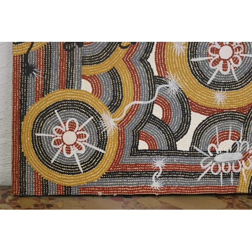 685 - Brenda Lynch Nungari, Australian Aboriginal, oil on canvas, 61 cm x 91 cm