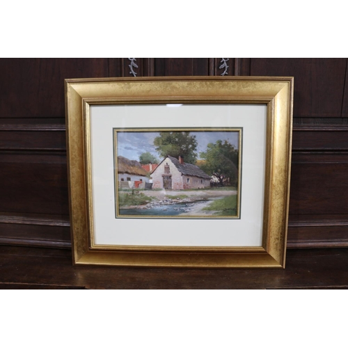 730 - Zoikoirygy - Hungarian School, oil on board, signed lower right. approx 24 x 34 cm