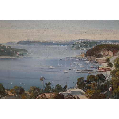 747 - John Hansen (Working 1980s) Australia, untitled, oil on board, signed and dated lower left, 85, appr... 