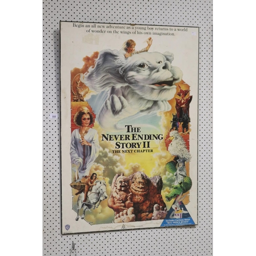 761 - The Never Ending Story II poster, approx 97cm x 67cm