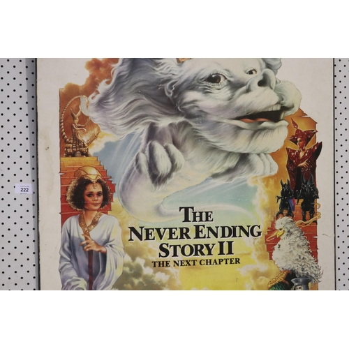 761 - The Never Ending Story II poster, approx 97cm x 67cm