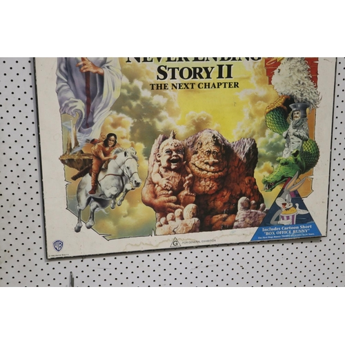 761 - The Never Ending Story II poster, approx 97cm x 67cm