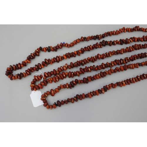 841 - Three similar Australian Aboriginal bead necklaces (3)  circa 1980's  Napperby station