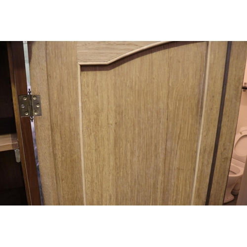 777 - Two door armoire, approx 205cm H x 126cm W x 60cm D