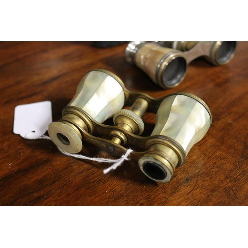 816 - Two pair of French cased Opera glasses (2)