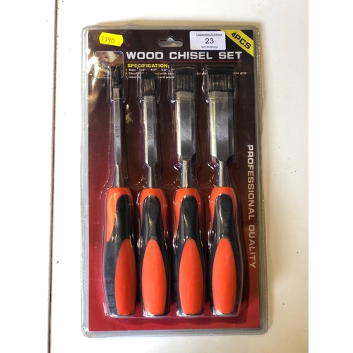 23 - Set of new chisels