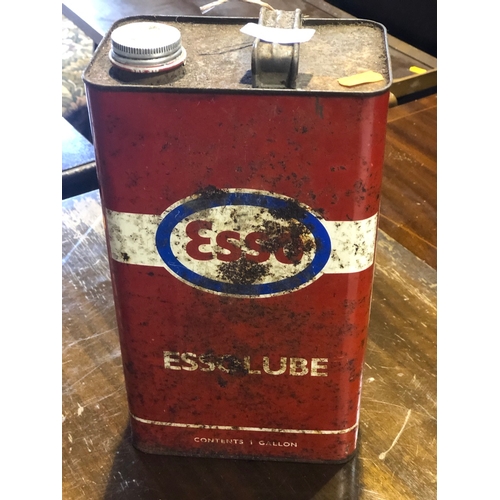 63 - Old Esso oil can