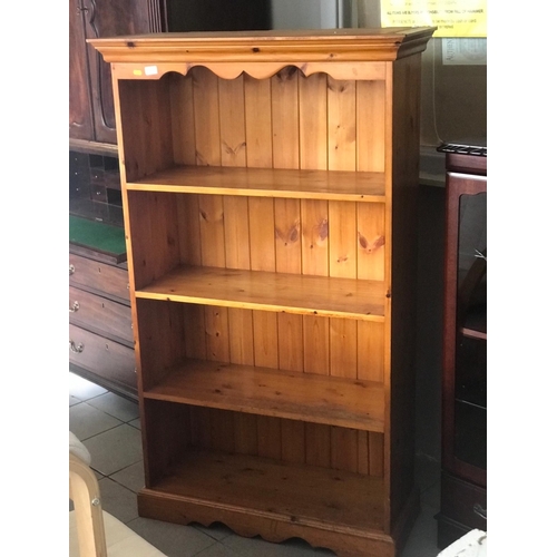 551 - Pine shelving unit