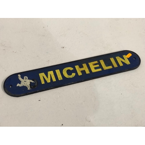 267 - Large metal Michelin sign